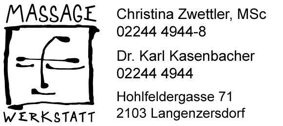 Christina Zwettler, Dr. Karl Kasenbacher, Tel.: 02244/4944, Hohlfeldergasse 71, 2103 Langenzersdorf